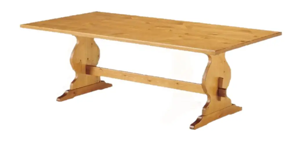 Tavolo frattino in pino L200