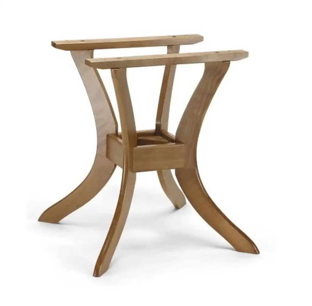 Base centrale quadrata curva