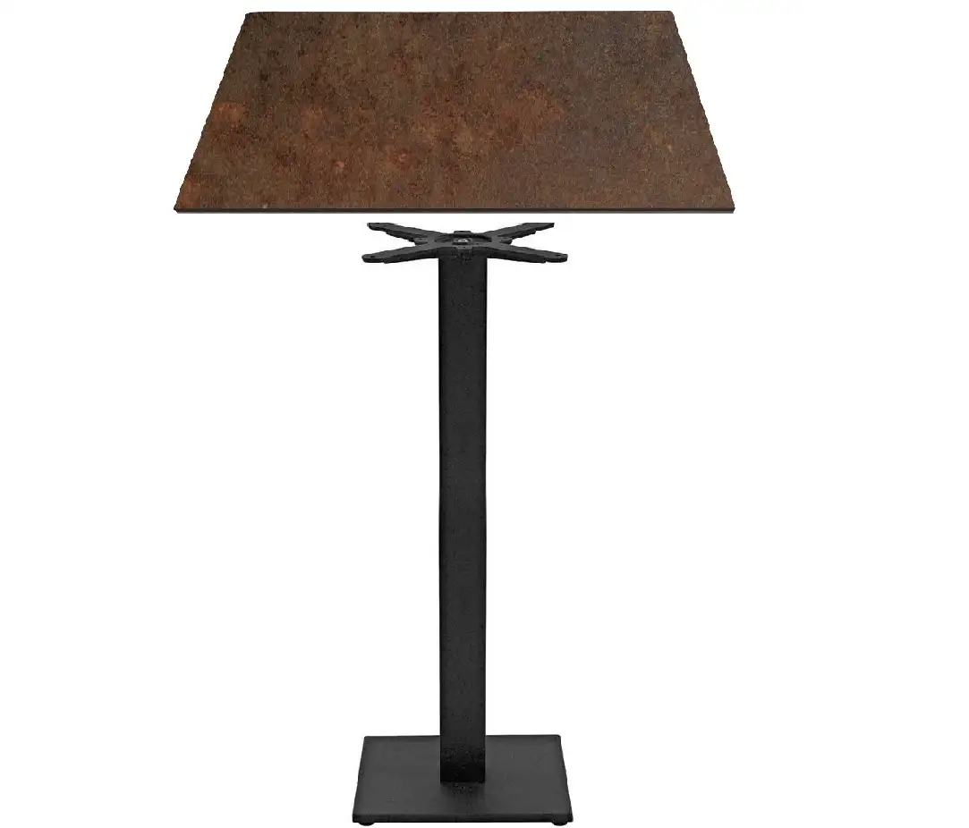 Tavolo Pozzuoli Tavolo alto H.110cm professionale a base centrale per esterni per bar e ristoranti