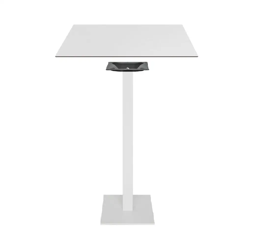 Tavolo Casoria Tavolo alto H.110cm professionale a base centrale per esterni per bar e ristoranti
